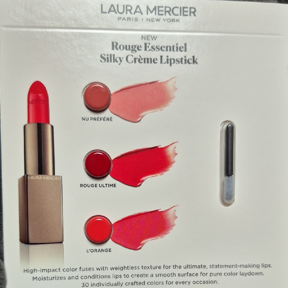 Laura Mercier Rouge Essentiel Silky Creme Lipstick Sample! Brand New! - Picture 4 of 6